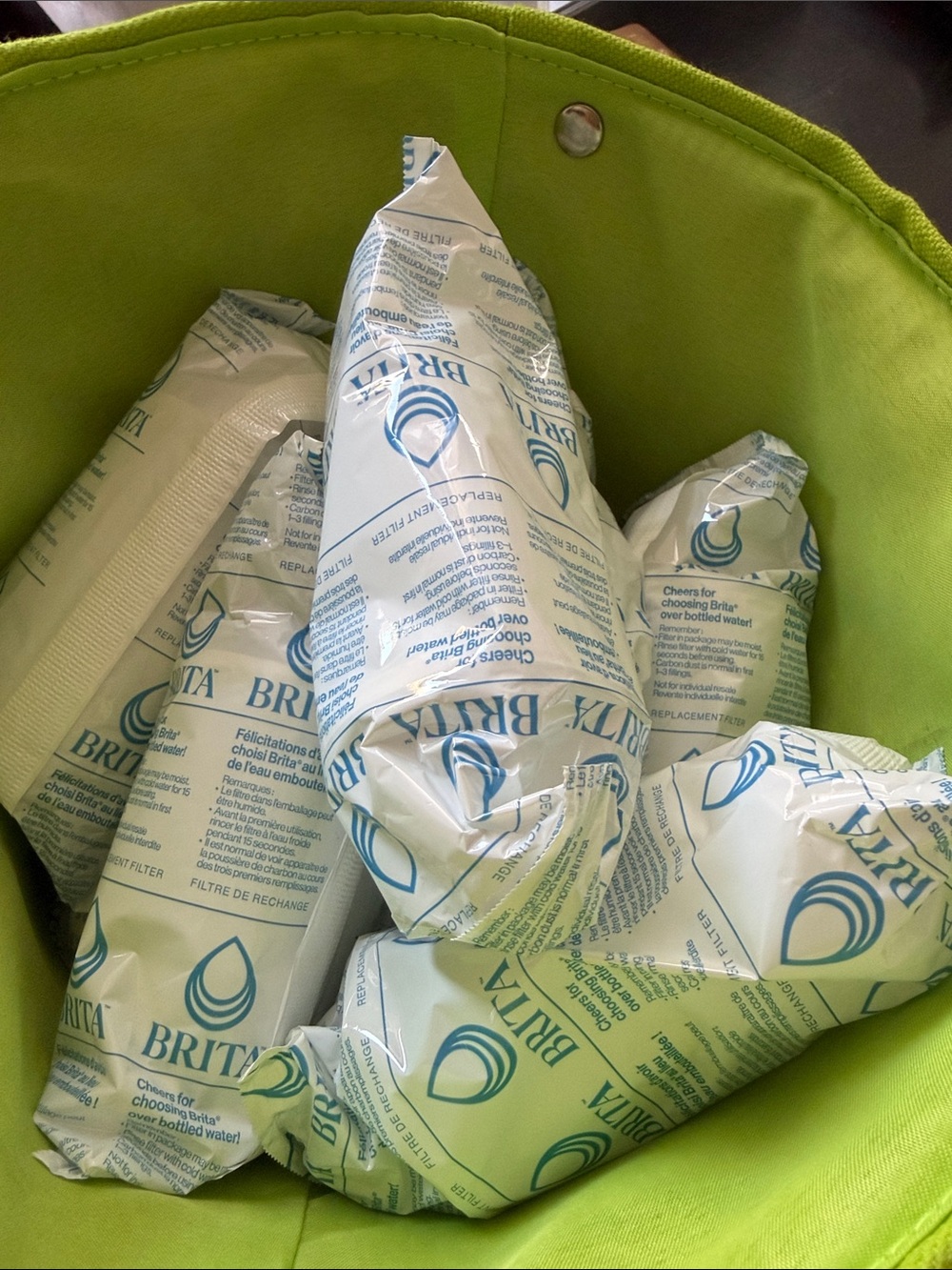 Brita White and Blue Replacement Water Filters -  lot of 9